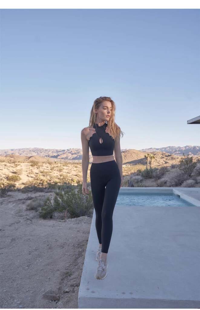 Elevate your activewear collection with the Seline Cross Back Bra with Flat Waist Legging set. Designed for both performance and style, this outfit features a cross-back sports bra that provides excellent support and flexibility during movement, paired with high-quality flat waist leggings that sculpt and smooth your shape for a flattering fit. Crafted from breathable, stretchable, and sweat-resistant fabric, it keeps you comfortable whether you’re at the gym, practicing yoga, or enjoying your daily activities. The minimalist design and premium feel make it a must-have for confident, active women who value both fashion and functionality. Perfect for: Yoga • Gym • Pilates • Daily wear