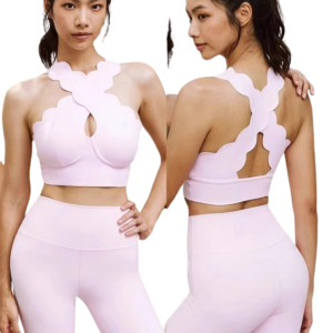 Seline Cross Back Bra With flat waist legging