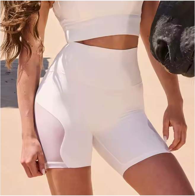 Women’s Summer Mesh Patchwork Sports Set - SHORT - Image 3