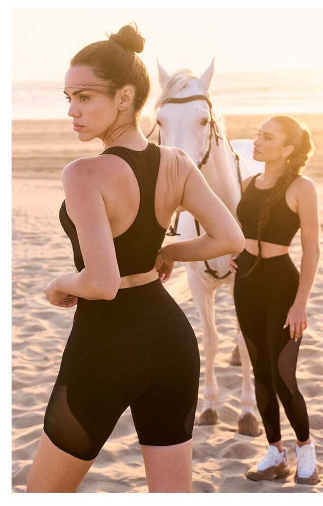 Women’s Summer Mesh Patchwork Sports Set - Legging - Image 5