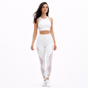 SELINE Mesh Patchwork Activewear Set – Sculpting Leggings