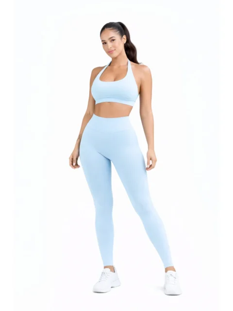 SELINE Women’s Seamless High-Waist Scrunch Butt Leggings & Sports Bra Set