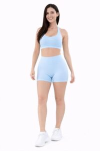 Seamless High Waist Scrunch Butt Running Shorts, Breathable Fit